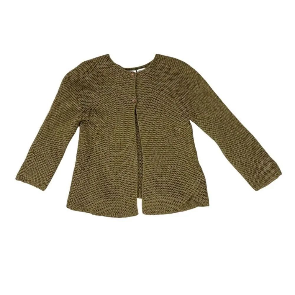 Zara Knitwear Baby Girl 2-Button Cardigan Sweater size 3-4 years